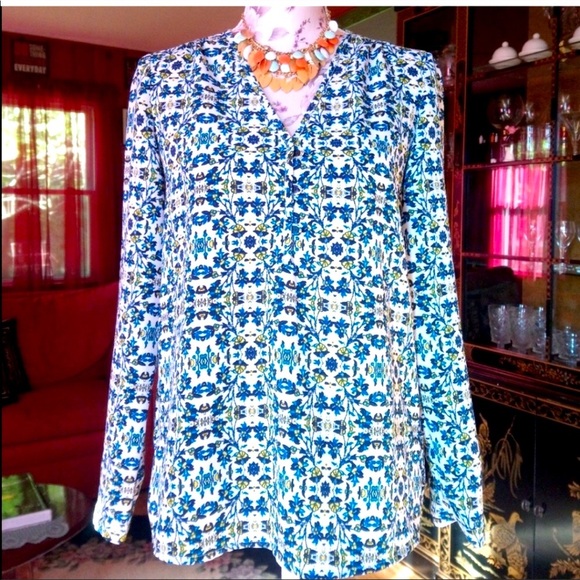 Mango floral Suit Collection Blouse - Picture 1 of 6